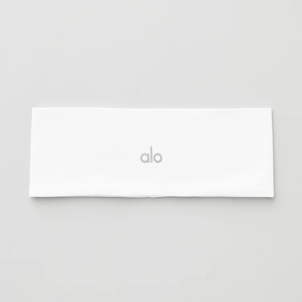 NEW Alo Performance Conquer Headband in White